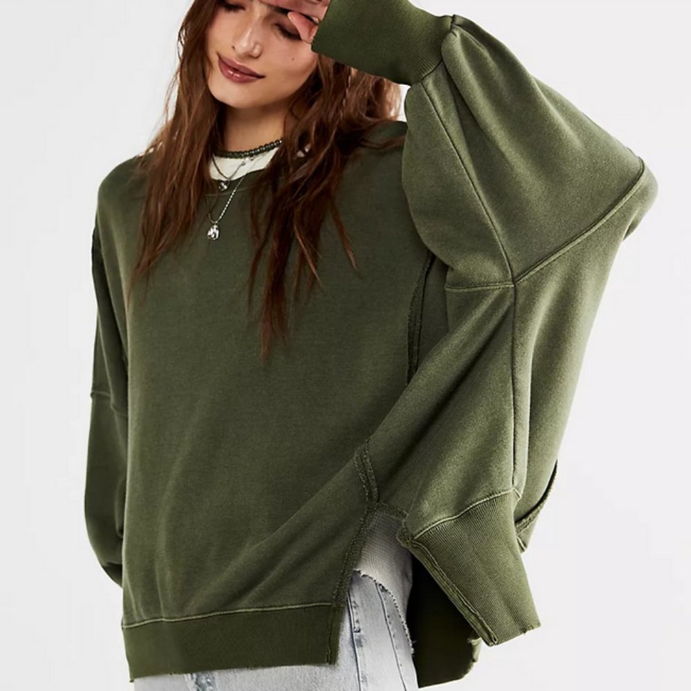 Free People Camden Sweatshirt, XS